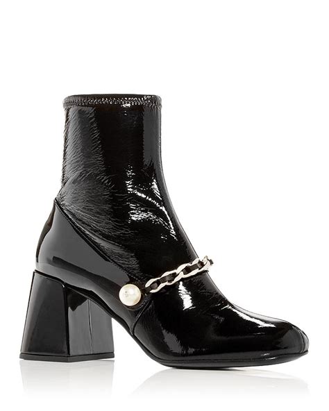 Miu Miu Block Heel Bootie (Women) 